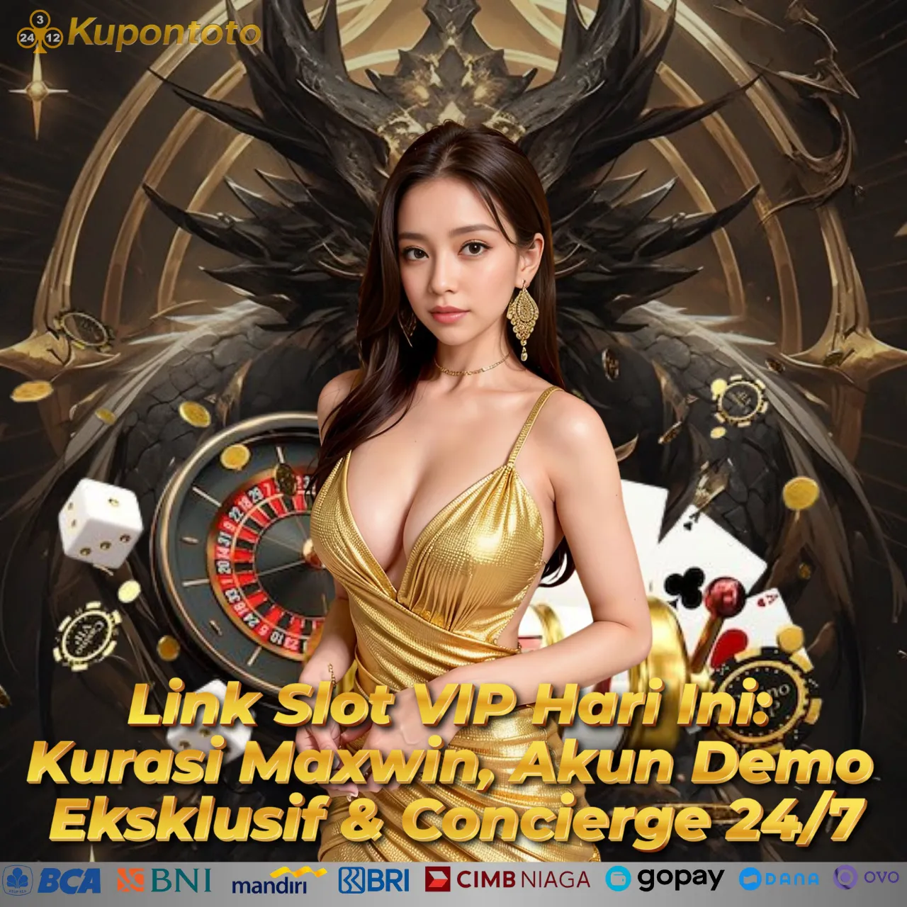 KUPONTOTO | Link Slot VIP Hari Ini: Kurasi Maxwin, Akun Demo Eksklusif & Concierge 24/7